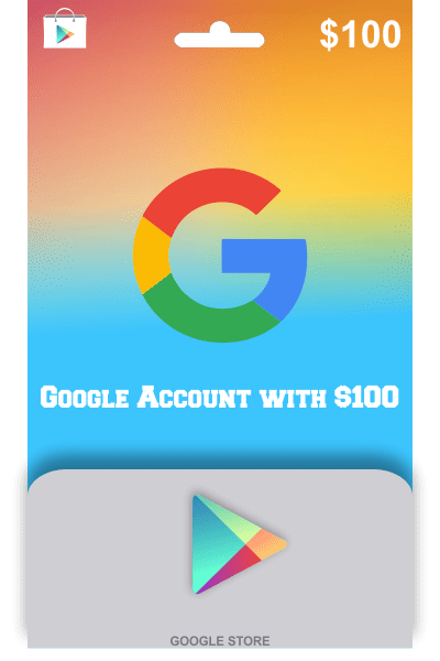 Google Account with 100$ Balance (Read Description)
